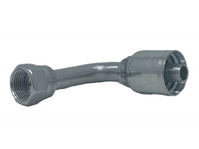 L90FFS7 - Long 90 Female ORFS - Maverick 7 Series Crimp Fitting